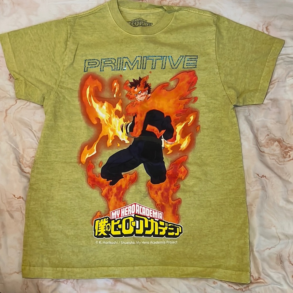 New Large Primitive Endeavor Shirt. My Hero Academia.